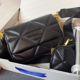 7A Designer Bags Crossbody Bag Sheepskin Handbags Vintage Classic Wallets Triad Purse with Box