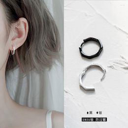 Hoop Earrings LByzHan Minimalist Geometric For Women Authentic 925 Sterling Silver Small Simple Ear Hoops Fine Jewelry