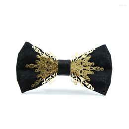 Bow ties 2023 Fashion maschi's awelties designer marchio oro in metallo intarsia