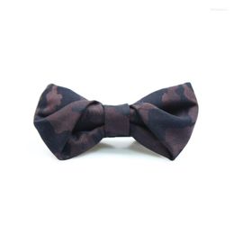 Bow Ties High Quality 2023 Arrivals For Men Designers Brand Korean Wedding Retro Gray Camouflage Bowties Luxury Butterfly