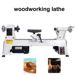 Woodworking Lathe Wood Rotating Machine DIY Pen Type Multifunctional Mechanical Equipment 5-Speed Regulation