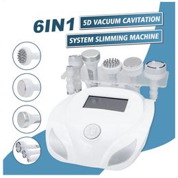 Ultrasonic 5d Rf Cavitation Machine Radio Frequency Body Slimming Lipo Shaping Machine 6 In 1