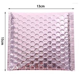 Gift Wrap 10Pcs Rose Gold Bubble Foil Mailer For Packaging & Wedding Favour Bag&Mailing Envelopes