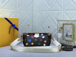 Designer Luxury x Yayoi Kusama X YK POCHETTE Mini M46385 M44823 Shoulder Bag
