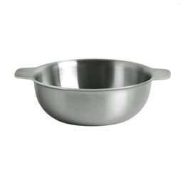 Bowls Metal Bowl Flatware Utensils Large Capacity Container 304 Stainless Steel Ramen For Cereal Soup Noodle Appetizer Pasta