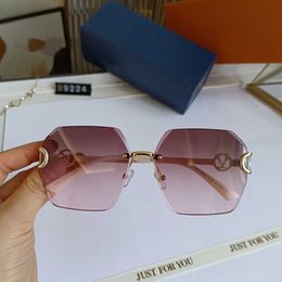 Frameless Pair Eyewear Designer Brand Sun Glasses Driving Travelling Luxury Gold Beach Sunglass Sunglasses Grey Classic 4 Colour