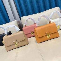 Women's Designer bag brand Shoulder Bag 2023 new leather Messenger Bag multi-color flower bag classic diagonal span handbag