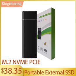 Hard Drives Portable External Hard Drives M.2 NVME PCIE HD SSD 1TB 512GB 256GB 128GB Type C USB 3.0 Flash Drive SSD Hard Disk