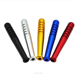 Smoking Pipes Aluminum baseball nozzle portable nozzle metal snuff bar pipe universal nozzle