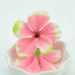 Decorative Flowers Wreaths 60pcs Cheap Mini Silk Orchid Artificial Flower Head For Wedding Home Decoration Handmade Christmas Gift Box Craft Fake flowers T230217