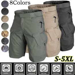 Men's Shorts Men's Fashion Summer Tactical Army Pants Users Outside Sports Hiking Shorts Special Forces Multipocket Tactical Shorts J230219