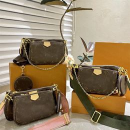 handbags designer bag strap crossbody designer bags luxury wallets genuine leather bags purse and handbags three piece suit Brown flower