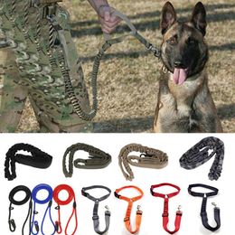 Dog Collars Tactical Collar Leash 1000D Nylon Military Harness Training Hunt Elastic Pet