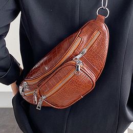 Waist Bags Small Simple Chest Female Fashion Phone Purses Chain Travel Belt Bag Packs For Women 2023 Spring Summer