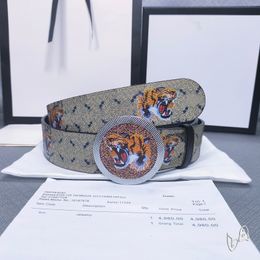 Mens belt Belts for Women Designer cintura ceinture Genuine Leather box 3.8cm Fashion buckle 68JP4