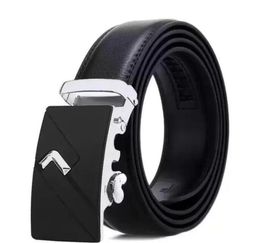 2023 Fashion Big Letter buckle genuine leather belt designer