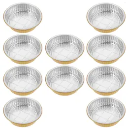 Bowls 10Pcs Takeout Boxes Foil Pans Round Packing