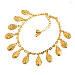 Anklets Collare Foot Bracelet On The Leg Gold/Silver Color Summer Jewelry Barefoot Sandals Cute Corn For Women IA935