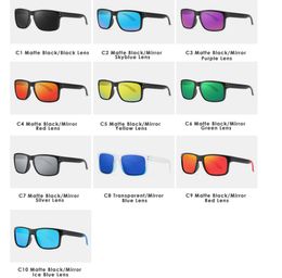 10pcs spring summer man and woman Polarised Sunglasses Men driving fashion windproof Women Sport Cycling Glasses Goggles Eyewear Gases 10 Colour polarzing