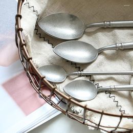 Dinnerware Sets Stainless Steel Matte Sliver Cutlery Set Designer Classic Full Spoon Knife Fork Kitchen Dessert Faqueiro Tableware OA50DS