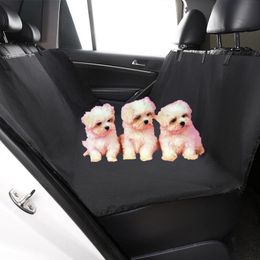 Dog Car Seat Covers Non-slip Pet Mat Rear Row Large Wear-resistant Cushion Travel Cover