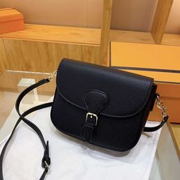 Brand Designer bags Handbag Shoulder Crossbody Bag Tote bag 2024 New Womens Color Contrast Fashion Oblique Span French Chain Saddle bag Factory direct sales
