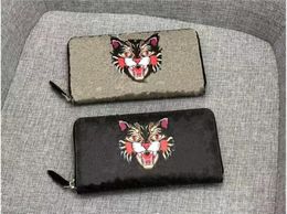 Long wallet clutch bag Paris plaid women style High-end Mens Wallet Credit Card Holder Purse Men Wallets Luxury Billfold Handbags Purses