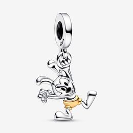 Charms 925 Sterling Silver 100th Anniversary Oswald Dangle Charms Fit Original European Charm Bracelet Fashion Women Wedding Engagement Jewelry Accessories