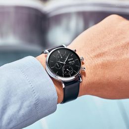 Wristwatches NESUN Men's Watch Fashion Multifunctional Automatic Mechanical 50M Waterproof Business Casual Sports Belt Watches