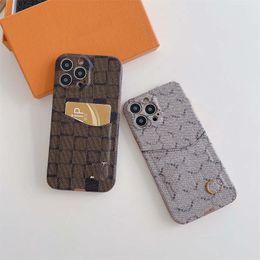 IPhone 15Pro 15promax Cases Luxury Fine hole L Leather phone Cases Twill Card Holder Armband for IPhone 14PRO 13PROMAX 14 11PROMAX 12PRO 12PROMAX 11 Xr Xs X