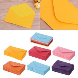 Gift Wrap 50Pcs Colorful Retro Blank Mini Paper Envelopes Wedding Party Invitation Greeting Cards Drop Ship