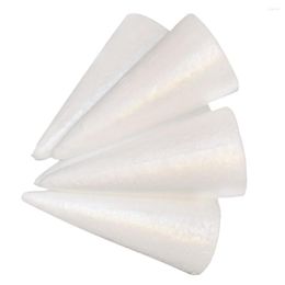 Christmas Decorations 30pcs White Cone Tree Base Styrofoam Foam Material DIY Craft 150mm