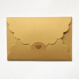 Gift Wrap Creative Western Style Gilded Love Pearl Kraft Letter Envelopes Wedding Invitations Business Invitation Envelope Sets