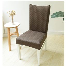 Chair Covers Cover Seat-Protector Case Jacquard Spandex Slipcover Stretch Fabric For Kitchen Stool Seat El Banquet Elastic
