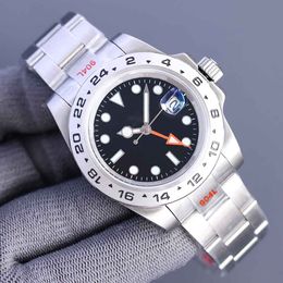 Mens Watches Automatic Mechanical Watch Black Ceramic Case 42mm Fine Steel Rubber Strap Optional Life Waterproof Design Folding Watch Buckle Leisure Wristwatch