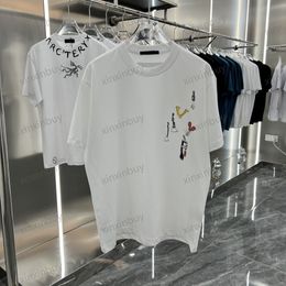 xinxinbuy Men designer Tee t shirt 23ss Paris Scissor label letter print short sleeve cotton women white black Beige XS-3XL