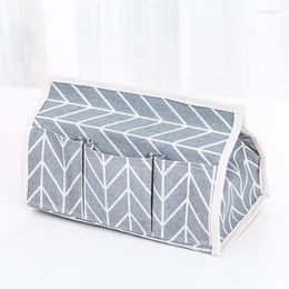 Storage Bags Pastoral Style Cotton Linen Multi-functions Tissue Napkin Box Outdoor Portable Foldable Desktop Sundries Handbags