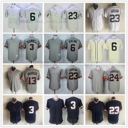 Movie Baseball Jerseys 1968 3 Alan Trammell 6 Al Kaline 13 Lance Parrish 23 Kirk Gibson 24 Miguel Cabrera 1970 Stitched Breathable Sport