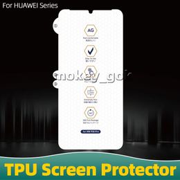 Ultra-thin AG TPU Screen Protector 3D Curved Protective Film for HUAWEI Nova8 Pro 9Pro 10 honor8 P50 Pocket MATE50 PRO