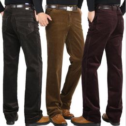 Erkekler Pantolon Erkekler Pantolonları Unduure Yüksek Bel Düz Orta Yaşlı Yıkama ve Aşınma Pantolon