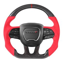 Car Accessories Genuine Carbon Fiber Steering Wheels for Dodge Charger Challenger Steering wheel