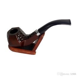 New bakelite resin pipe man portable Philtre bent tobacco pipe hammer for old hammer