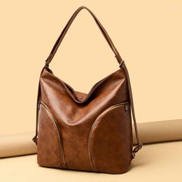 Evening Bags KMFFLY Brand 3IN1 Ladies Casual Hobos Crossbody Women Messenger Soft PU Leather Shoulder Bag Female Handbag Sac A Main