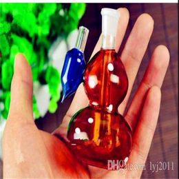 Smoking Pipes Household Sundries new Mini Hulu kettle Wholesale Glass bongs Oil Burner Glass