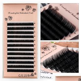 False Eyelashes Sishangpin Fake Individual Lashes C D Curl Black Volume Extension Supplies Beauty Salon Use Drop Delivery Health Make Dhqac