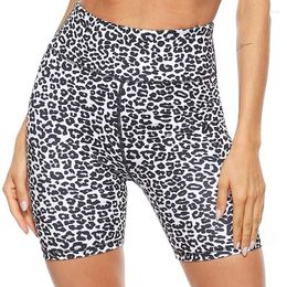 Active Shorts Women High Waist Print Workout Yoga With 2 Invisible Pockets Non See-Through Tummy Control Athletic ZJ55