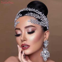 Tiaras YouLaPan HP496 Shiny Wedding Hair Accessories Jewelry Bridal Tiara Woman Headband Rhinestone Headpiece for Pageant Headdresses Z0220