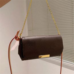 Evening Bags Chain Flap Favorite Crossbody Bag Women Chessboard Handbags Purse Clutch Shoulder Bags Magnetic Clasp Fashion Letters Lady Messenger Bags