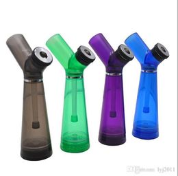 Metal water pipe with smoke grinder base Philtre water pipe cleaning convenient small water tobacco pot