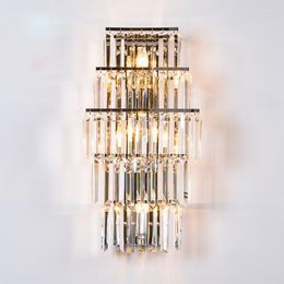 Wall Lamps Crystal Lighting Fixture Sconces Corridor Decorations Modern Lamp Bedroom LED Lights For Home Decor